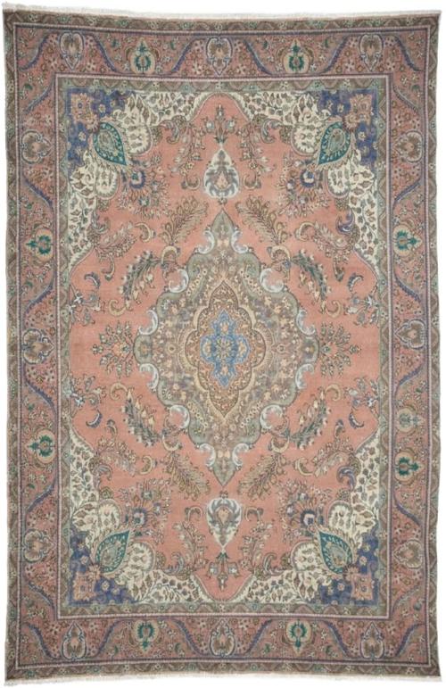 9'9x12'10 Hand Knotted Floral Traditional Wool Oriental Rug