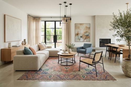 9'9x12'10 Hand Knotted Floral Traditional Wool Oriental Rug