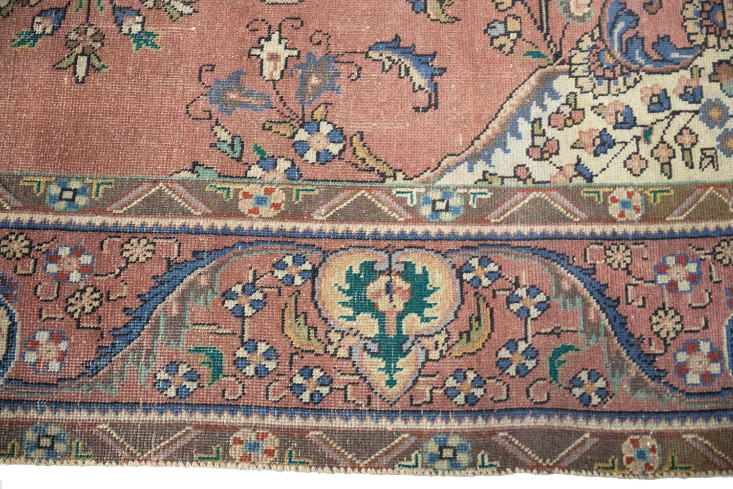 9'9x12'10 Hand Knotted Floral Traditional Wool Oriental Rug - Image 11