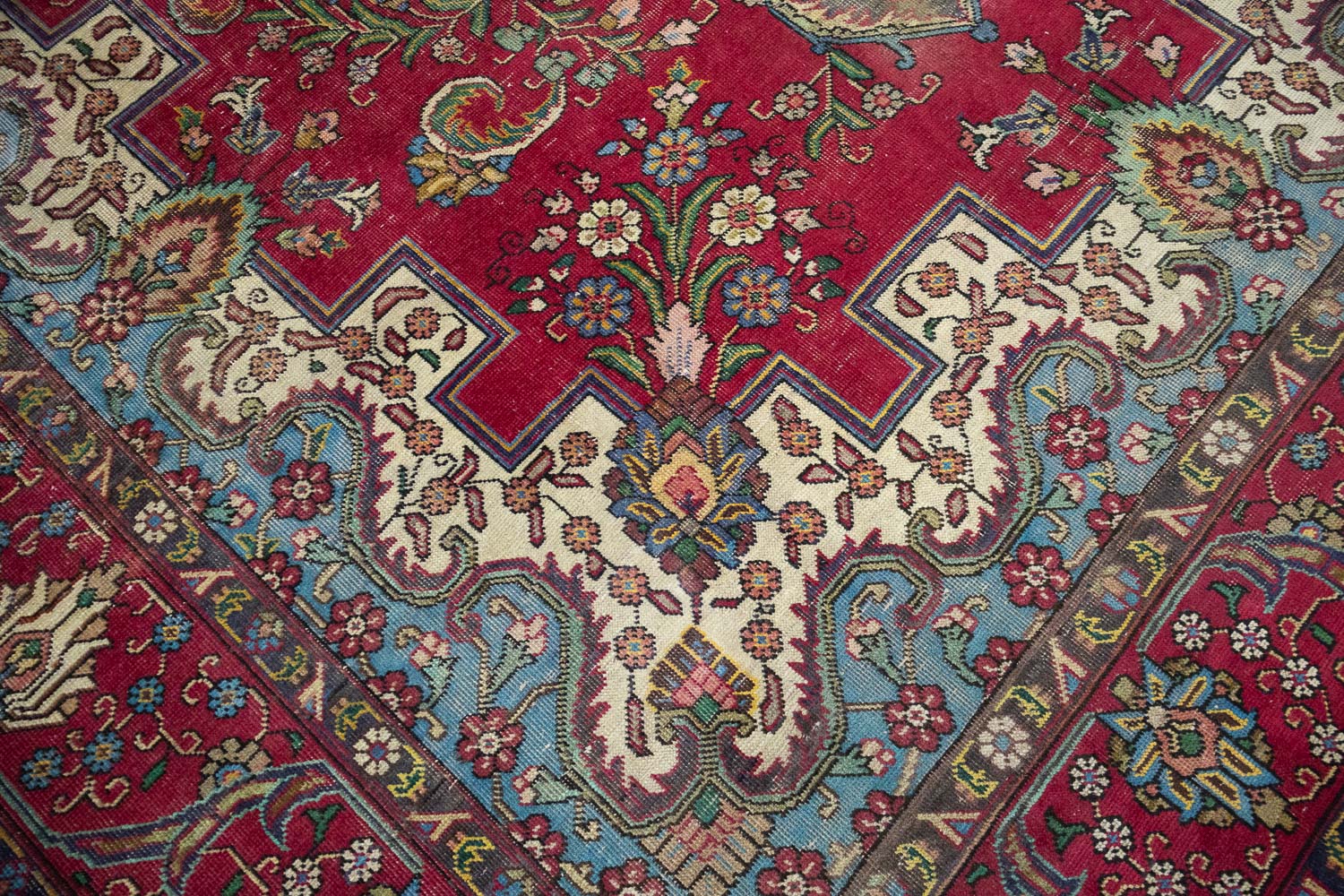 9'7x12'9 Hand Knotted Floral Traditional Wool Oriental Rug - Image 12