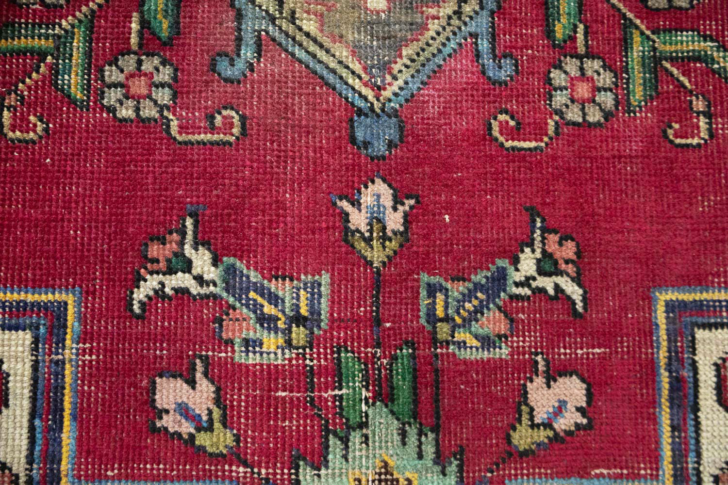 9'7x12'9 Hand Knotted Floral Traditional Wool Oriental Rug - Image 16