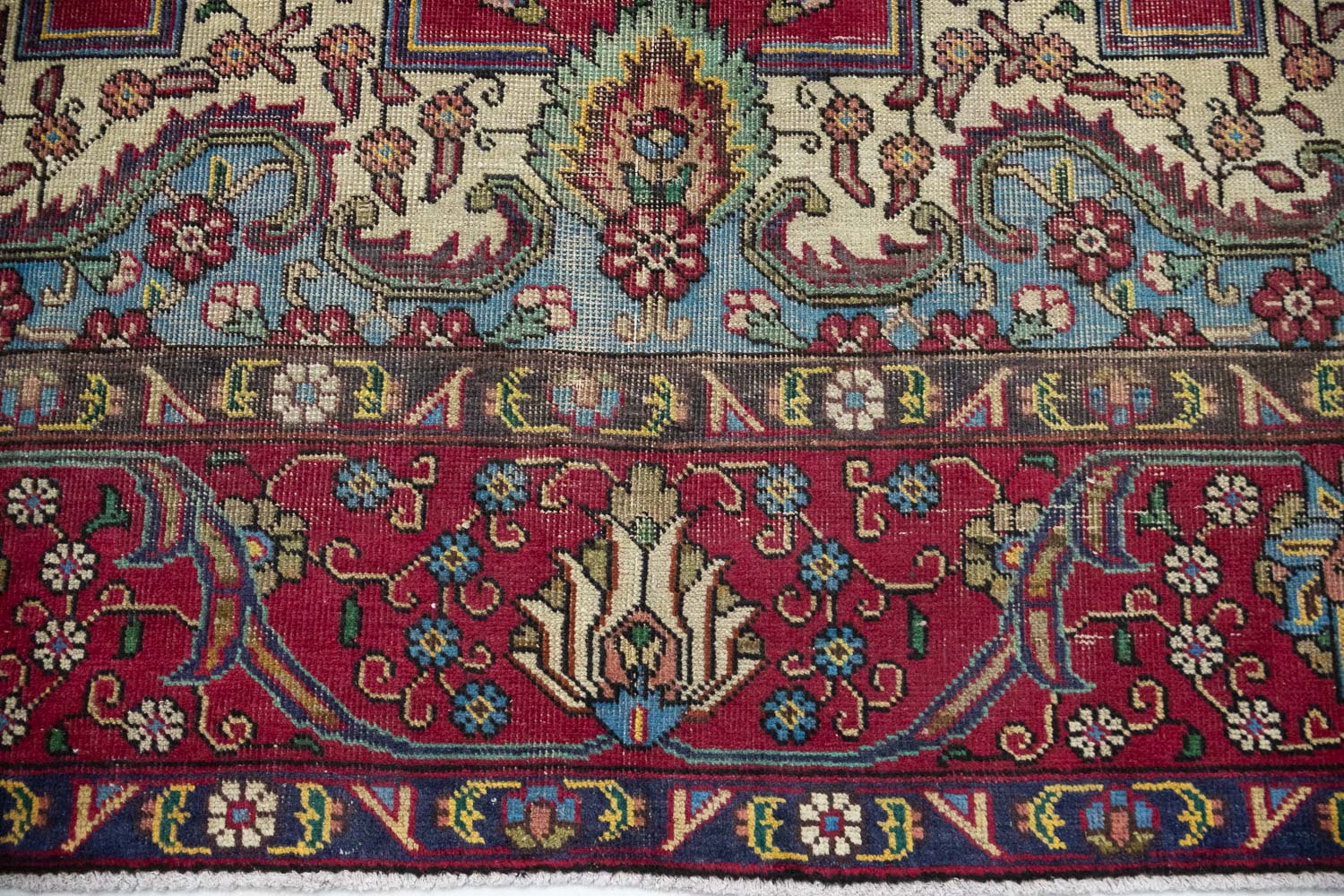 9'7x12'9 Hand Knotted Floral Traditional Wool Oriental Rug - Image 11