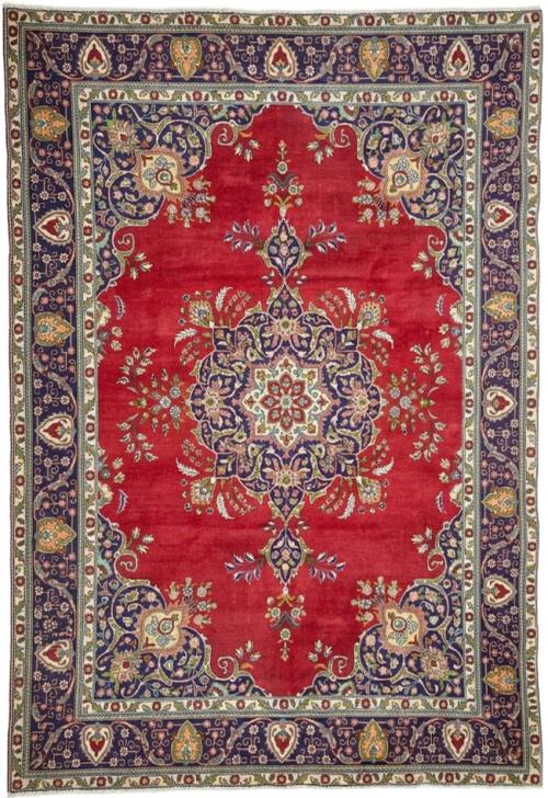 9'9x12'9 Hand Knotted Floral Traditional Wool Oriental Rug