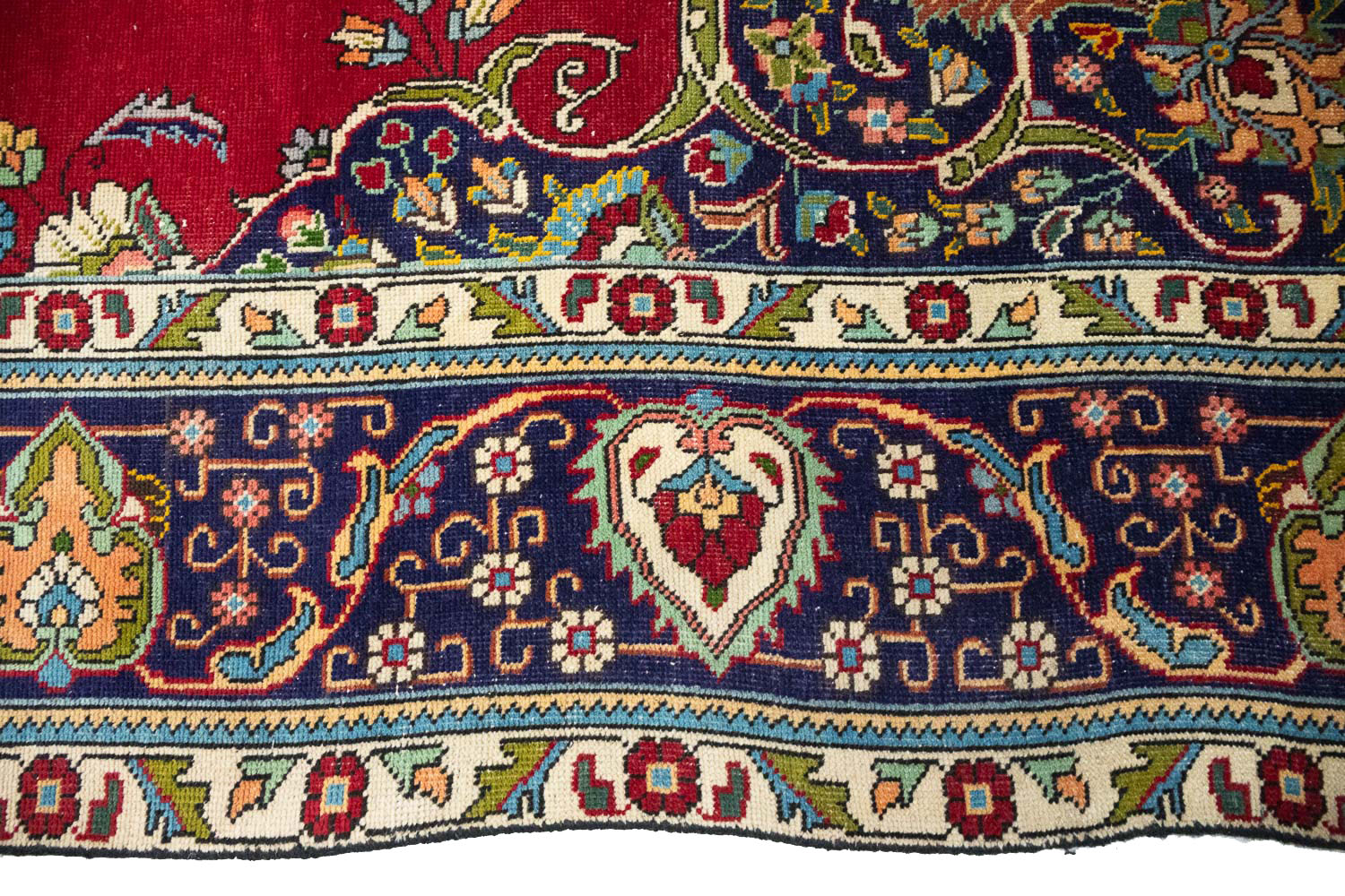 9'9x12'9 Hand Knotted Floral Traditional Wool Oriental Rug - Image 12