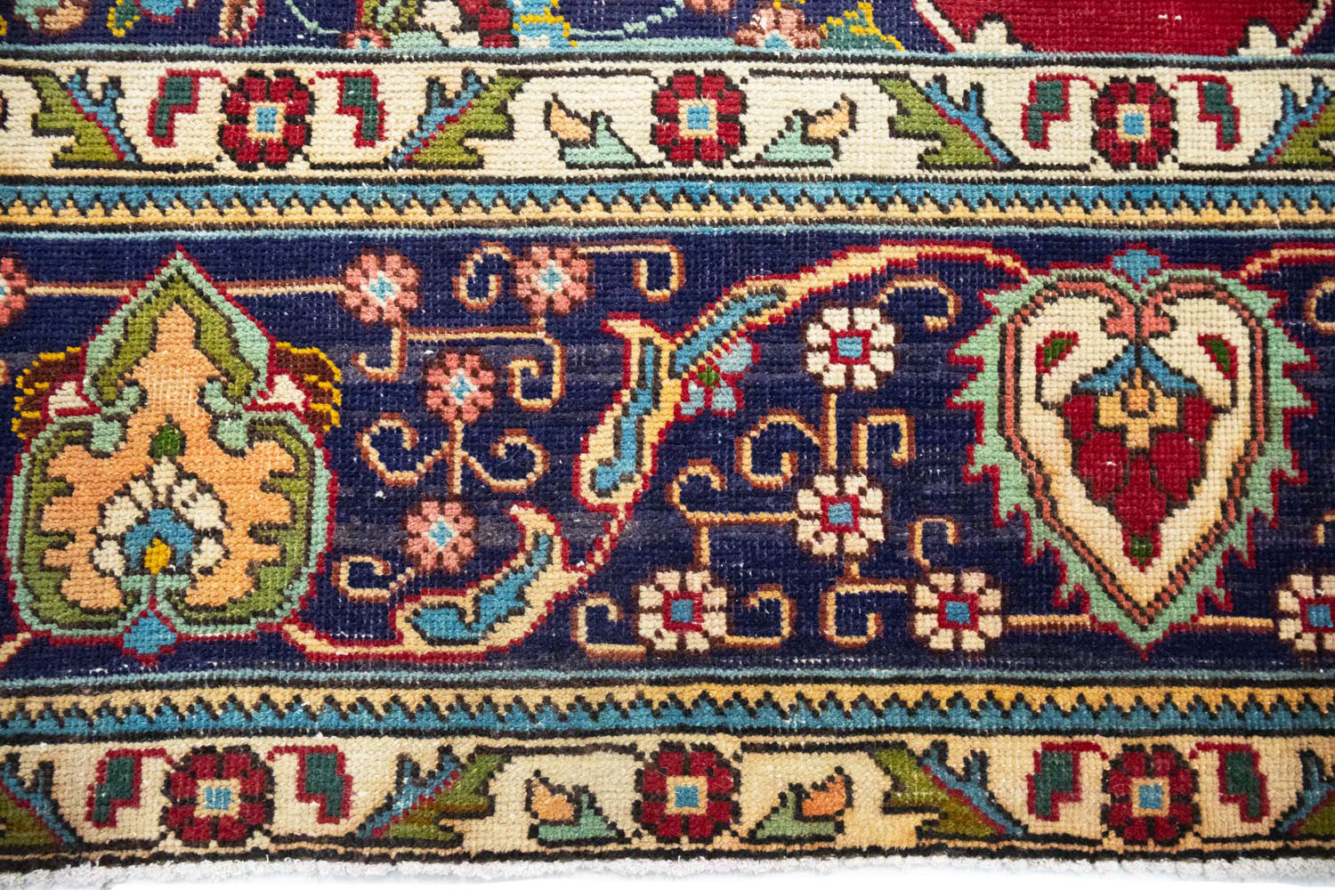 9'9x12'9 Hand Knotted Floral Traditional Wool Oriental Rug - Image 13