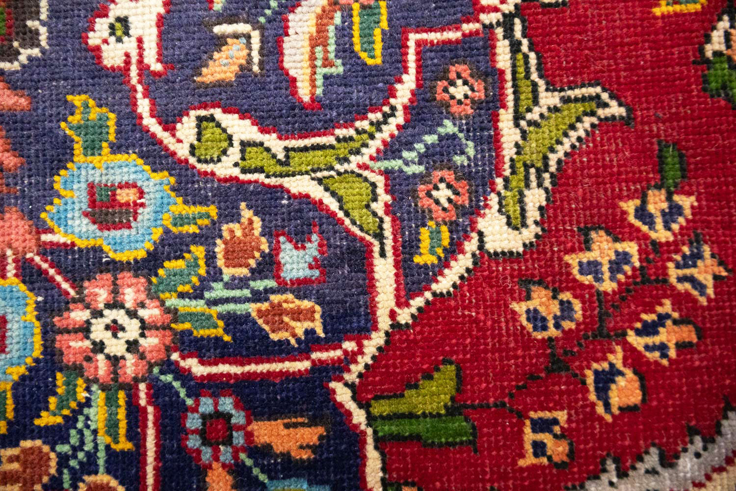 9'9x12'9 Hand Knotted Floral Traditional Wool Oriental Rug - Image 15