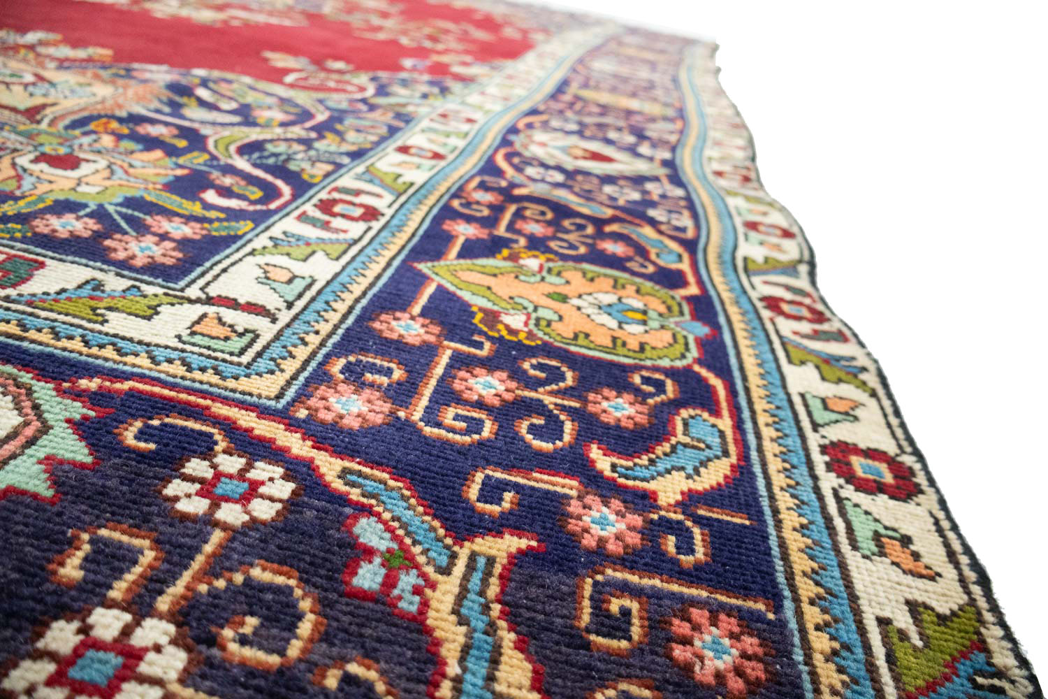 9'9x12'9 Hand Knotted Floral Traditional Wool Oriental Rug - Image 19