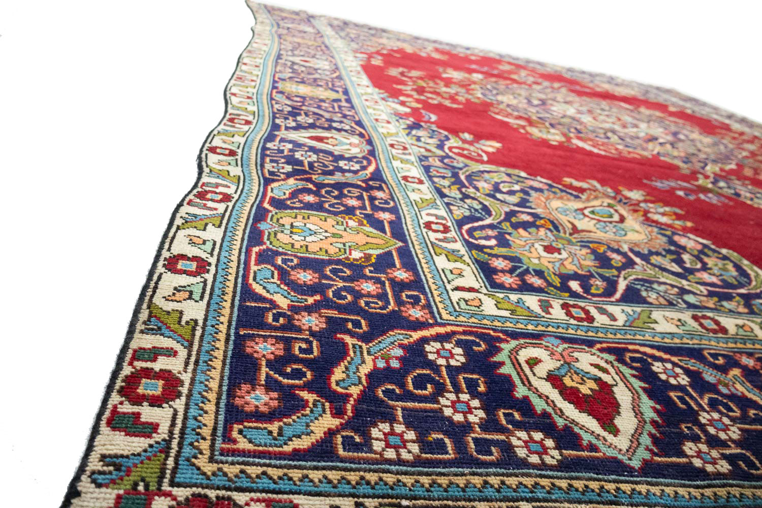 9'9x12'9 Hand Knotted Floral Traditional Wool Oriental Rug - Image 20