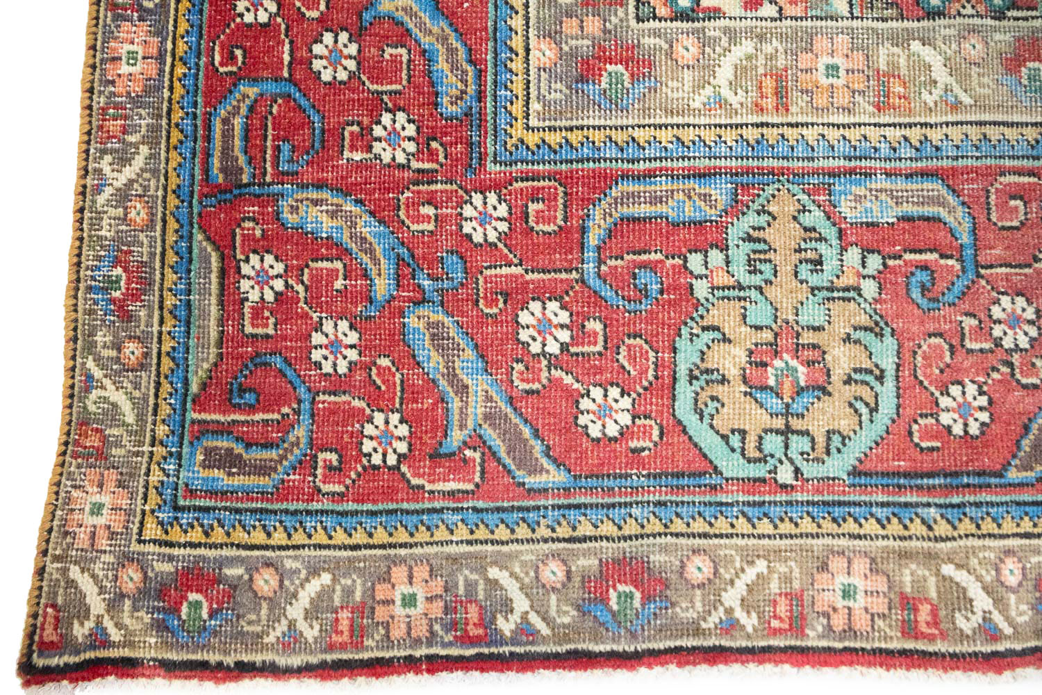 9'6x11'10 Hand Knotted Floral Traditional Wool Oriental Rug - Image 12