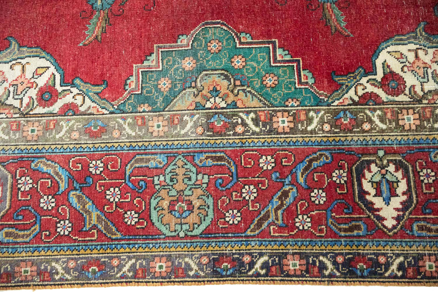 9'6x11'10 Hand Knotted Floral Traditional Wool Oriental Rug - Image 15