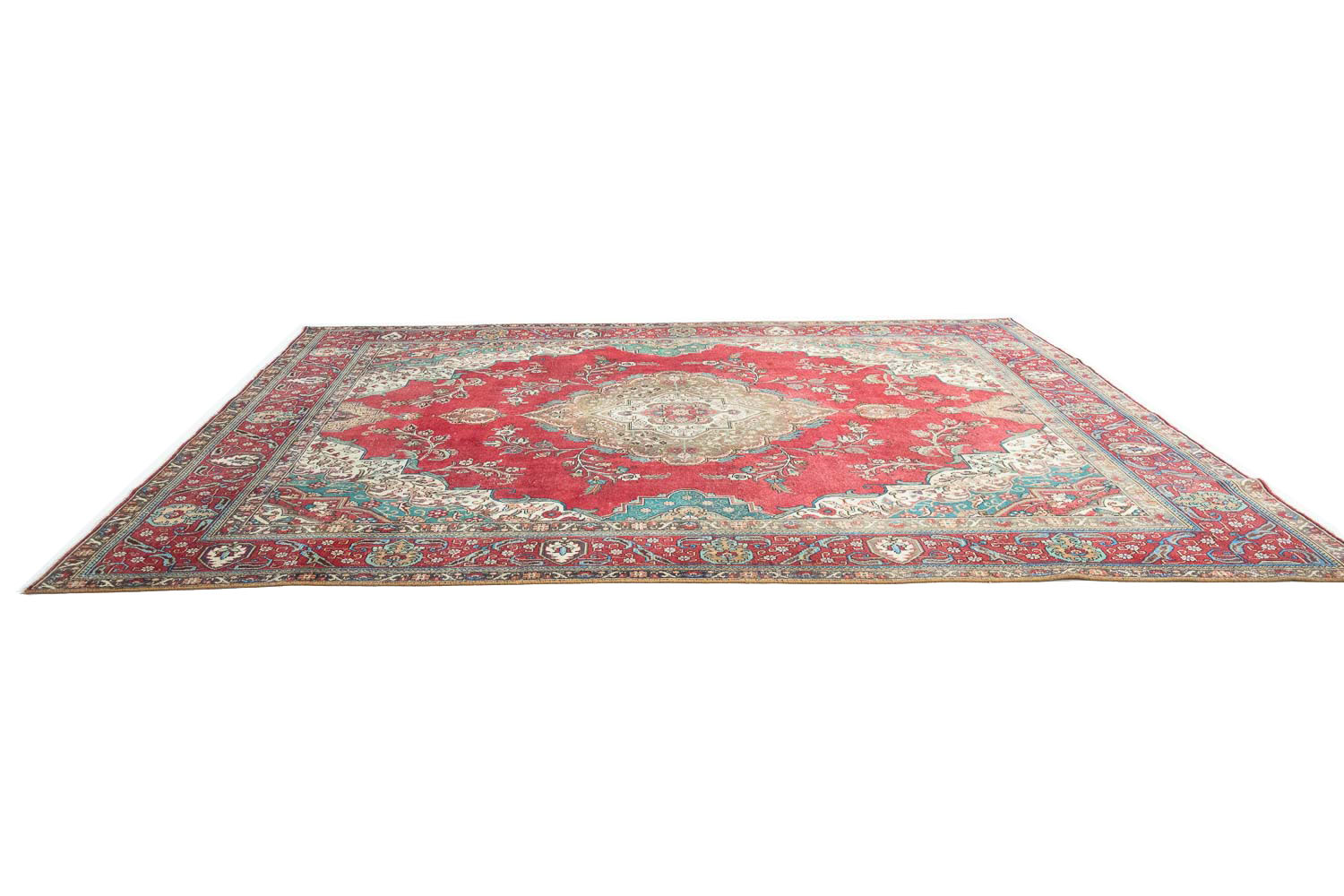 9'6x11'10 Hand Knotted Floral Traditional Wool Oriental Rug - Image 7