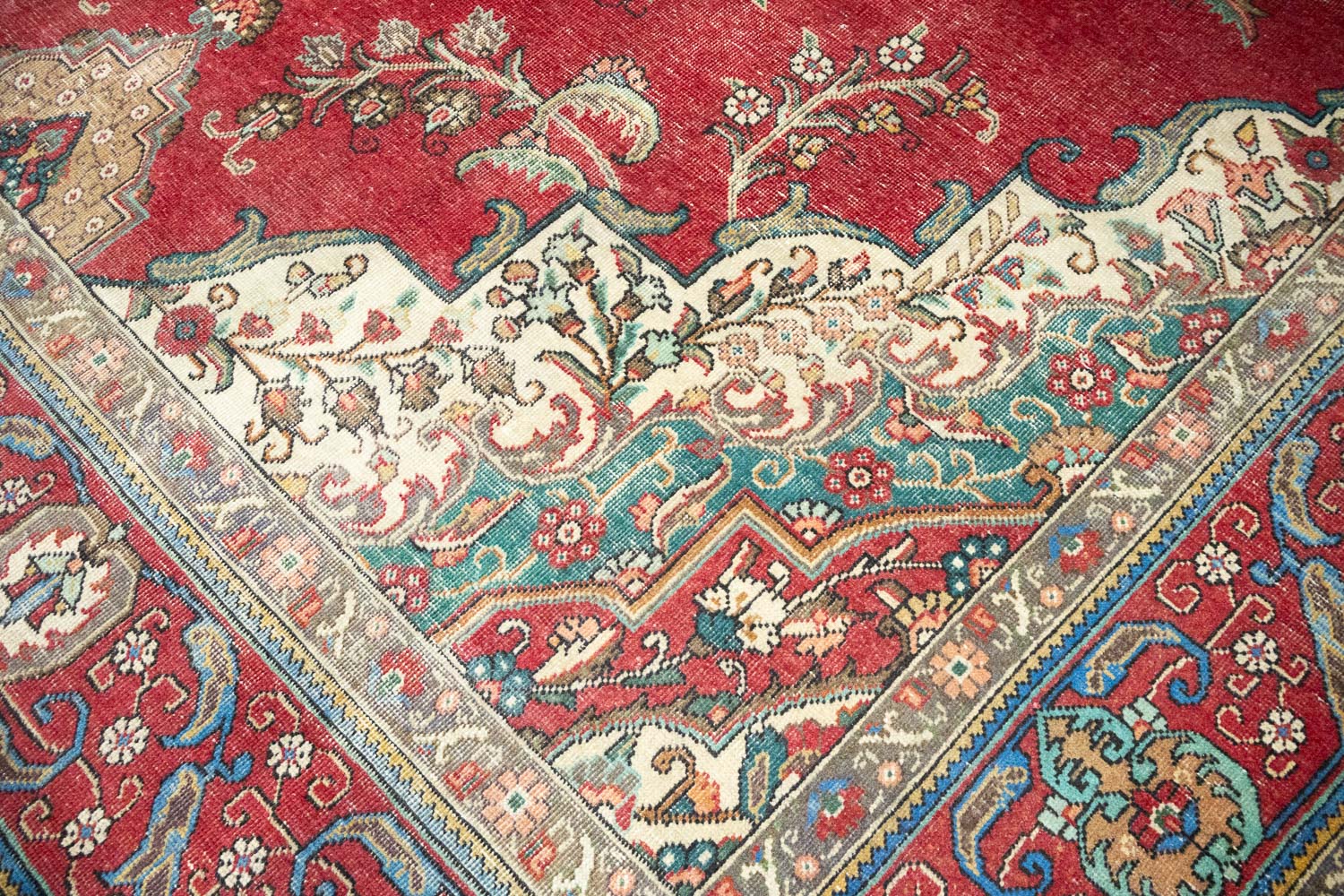 9'6x11'10 Hand Knotted Floral Traditional Wool Oriental Rug - Image 10