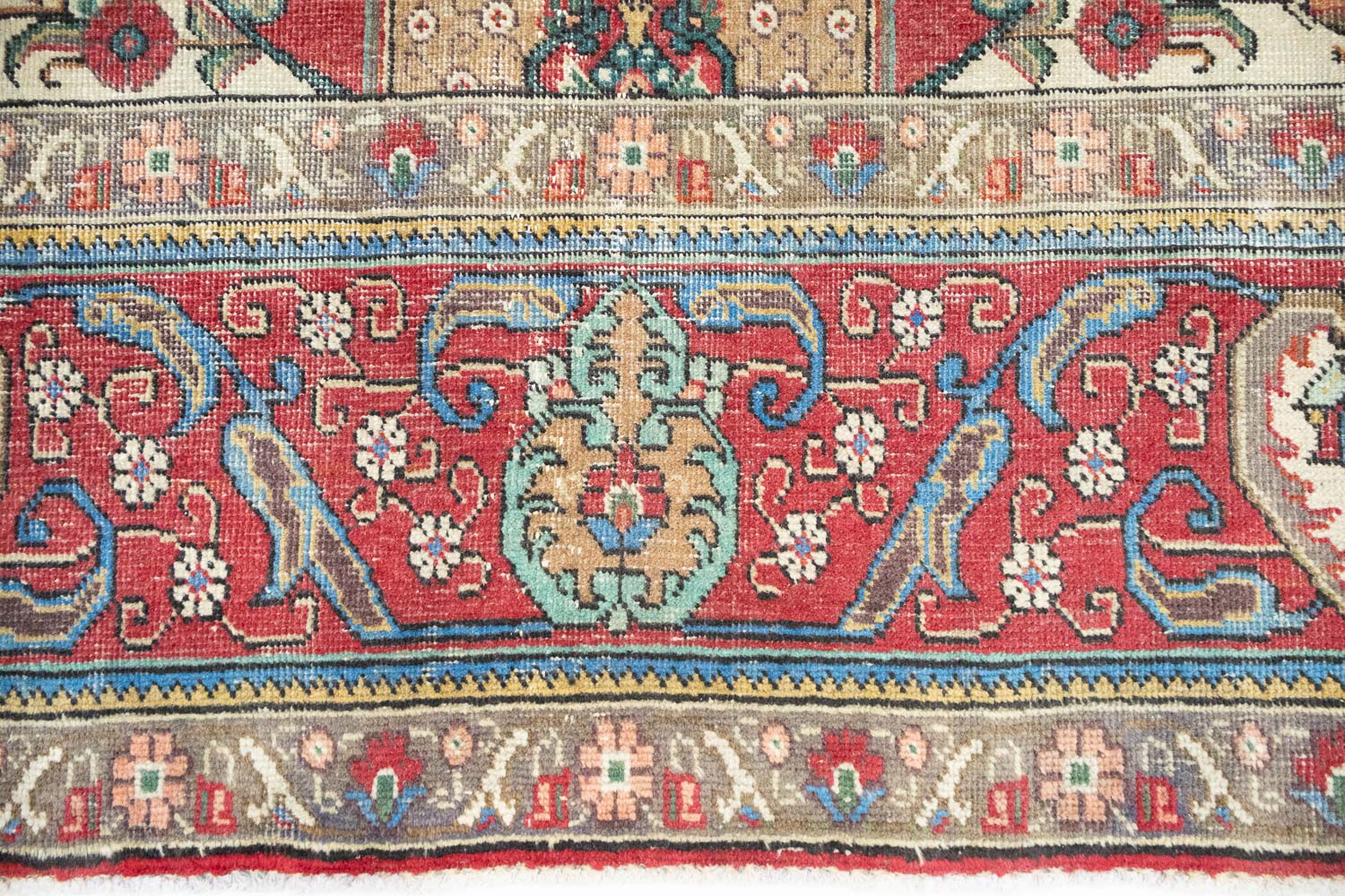 9'6x11'10 Hand Knotted Floral Traditional Wool Oriental Rug - Image 11