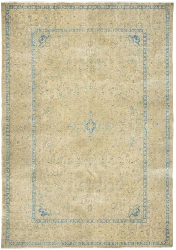 9'4x13'0 Hand Knotted Floral Traditional Wool Oriental Rug - Image 1