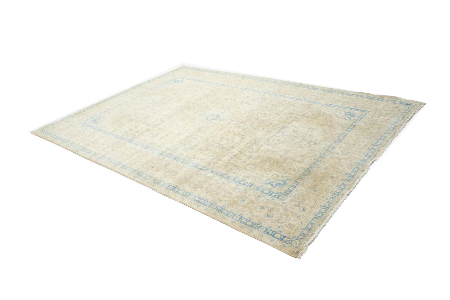 9'4x13'0 Hand Knotted Floral Traditional Wool Oriental Rug - Image 5