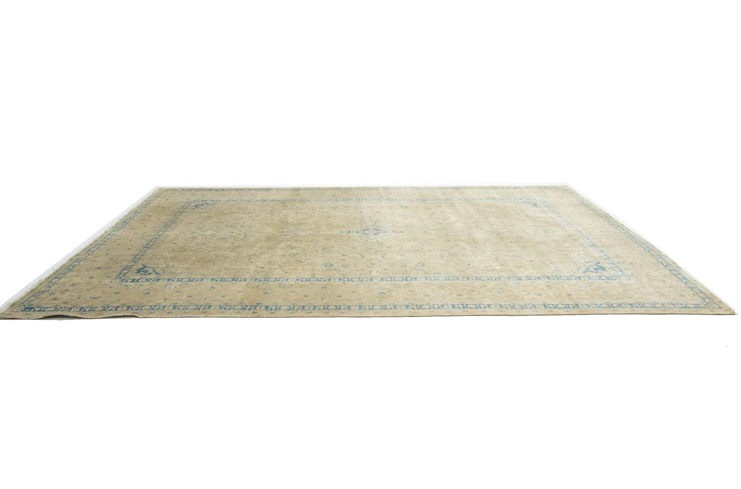 9'4x13'0 Hand Knotted Floral Traditional Wool Oriental Rug - Image 7