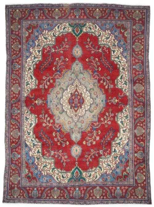 9'9x12'10 Hand Knotted Floral Traditional Wool Oriental Rug