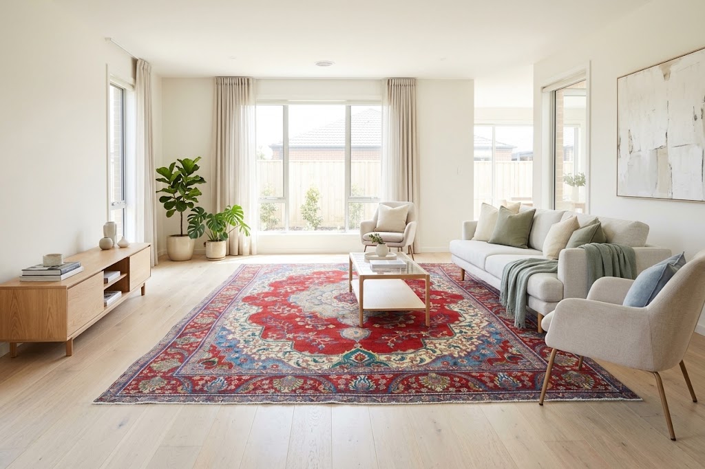 9'9x12'10 Hand Knotted Floral Traditional Wool Oriental Rug - Image 2
