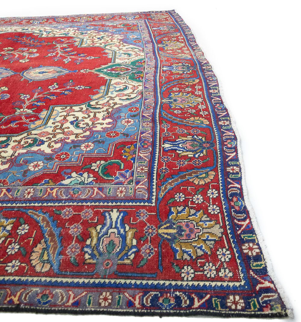 9'9x12'10 Hand Knotted Floral Traditional Wool Oriental Rug - Image 18
