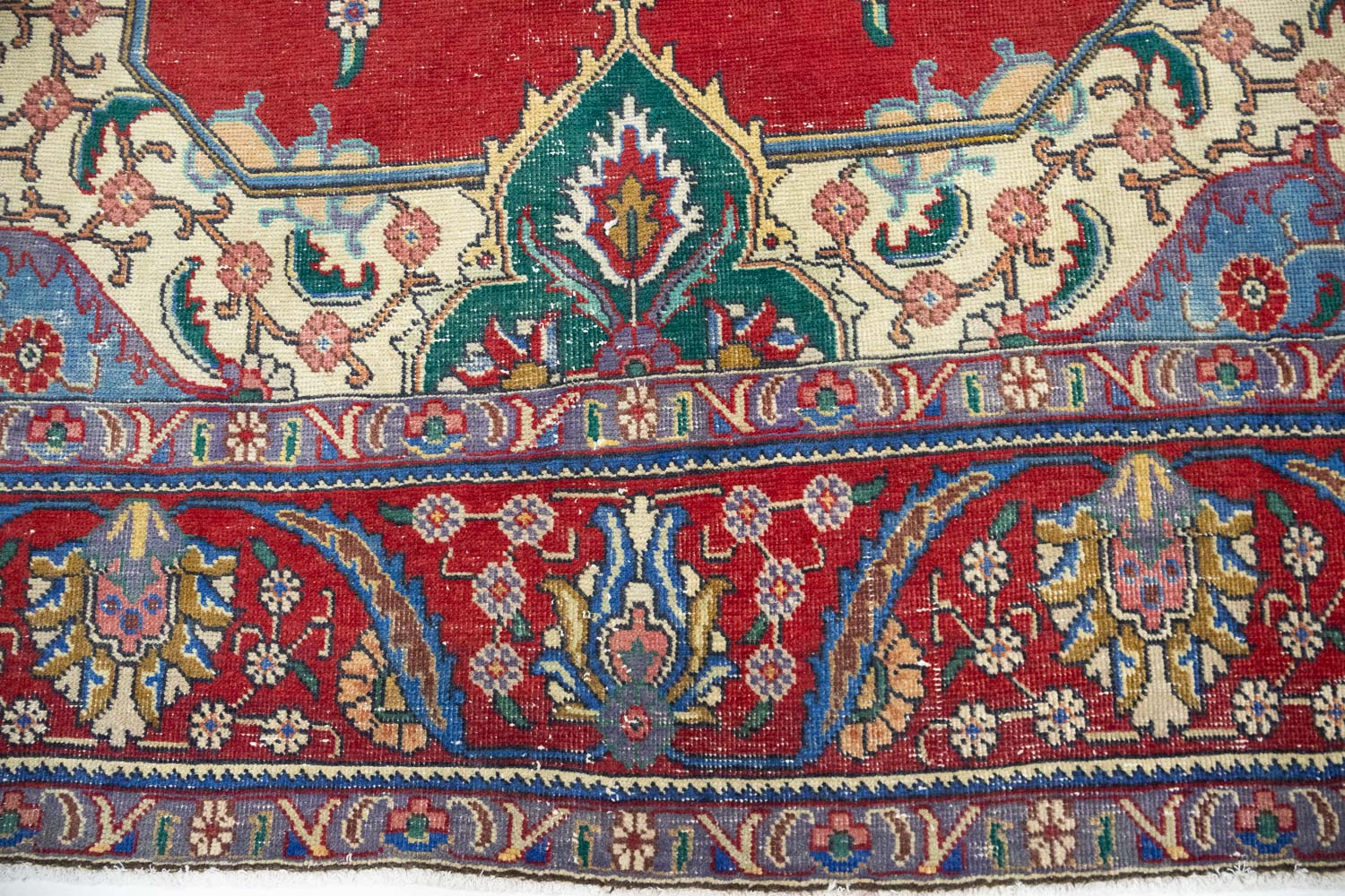 9'9x12'10 Hand Knotted Floral Traditional Wool Oriental Rug - Image 11