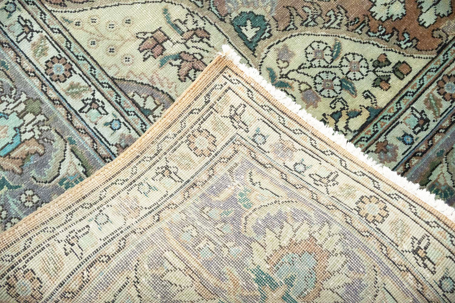 9'10x12'10 Hand Knotted Floral Traditional Wool Oriental Rug - Image 17