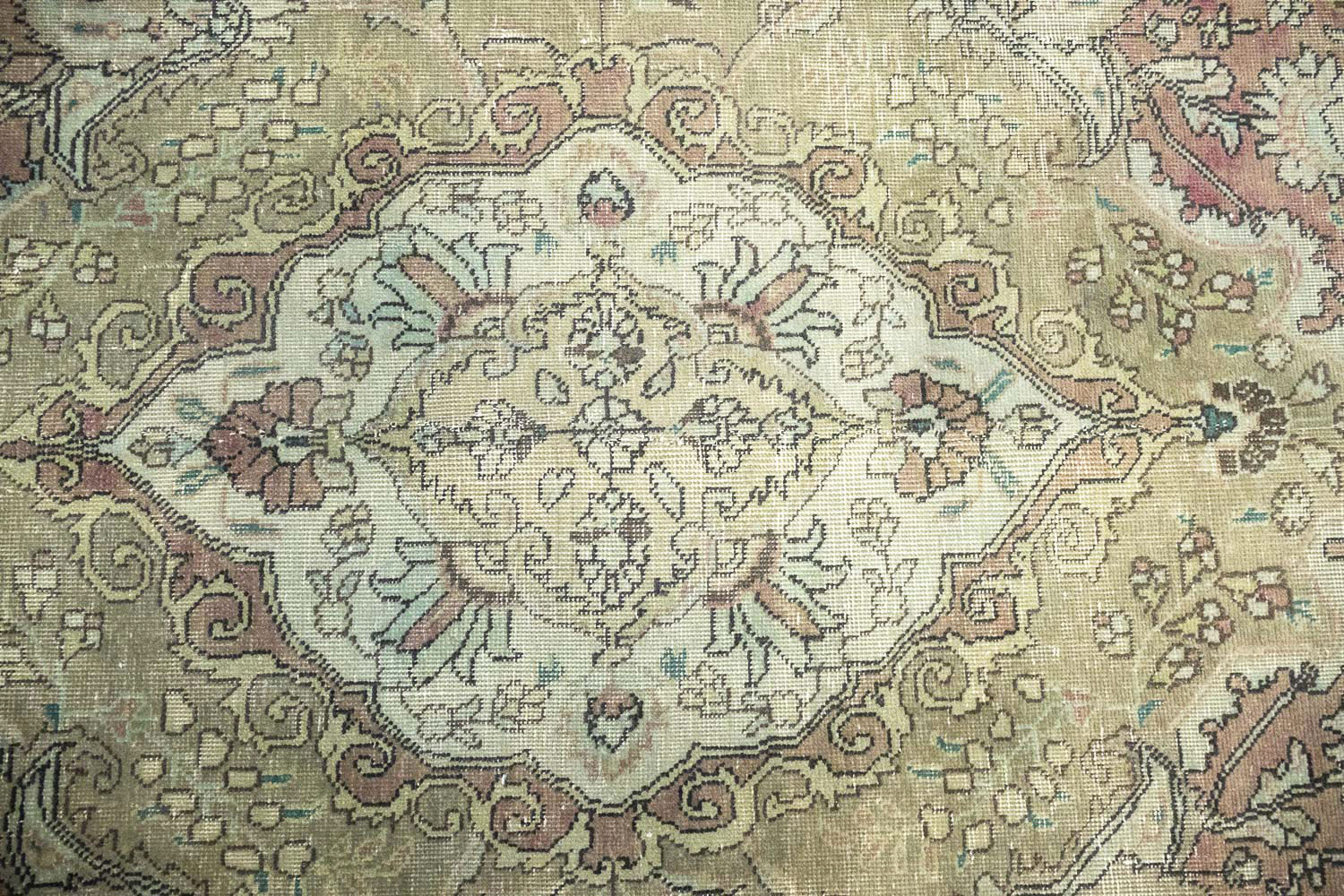 9'10x12'10 Hand Knotted Floral Traditional Wool Oriental Rug - Image 9