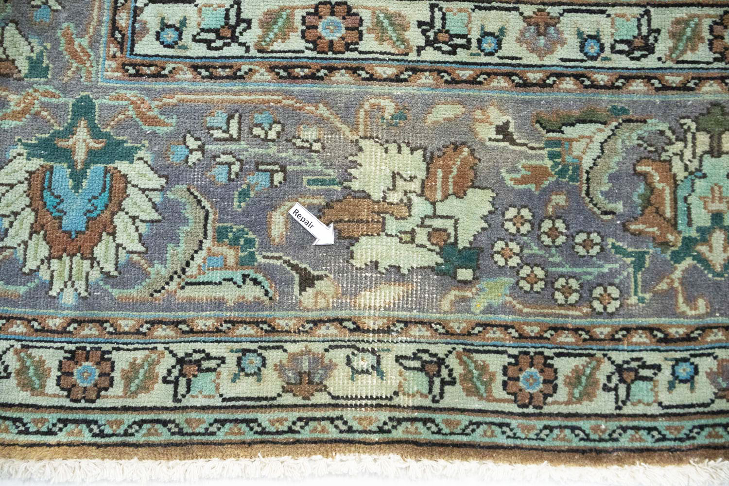 9'10x12'10 Hand Knotted Floral Traditional Wool Oriental Rug - Image 11