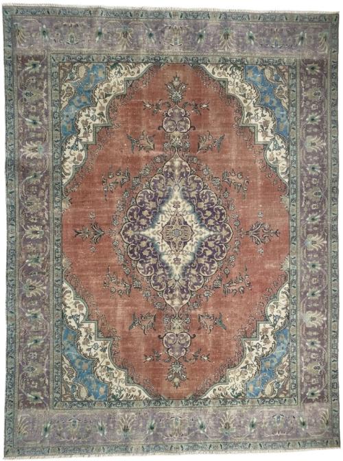 9'10x12'6 Hand Knotted Floral Traditional Wool Oriental Rug