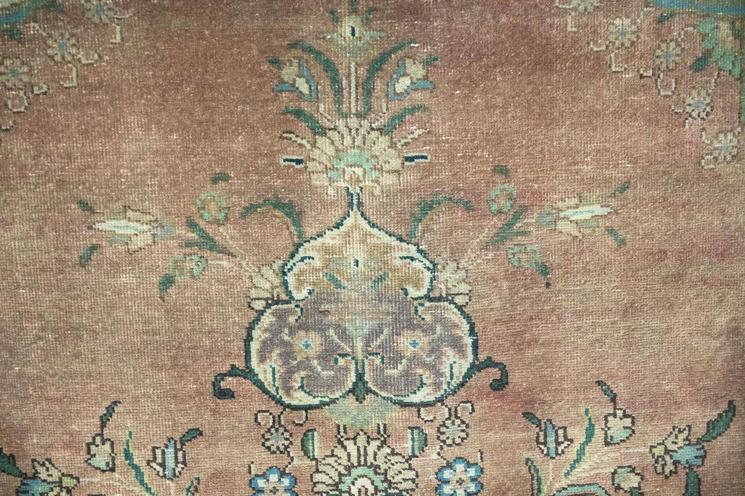 9'10x12'6 Hand Knotted Floral Traditional Wool Oriental Rug - Image 13