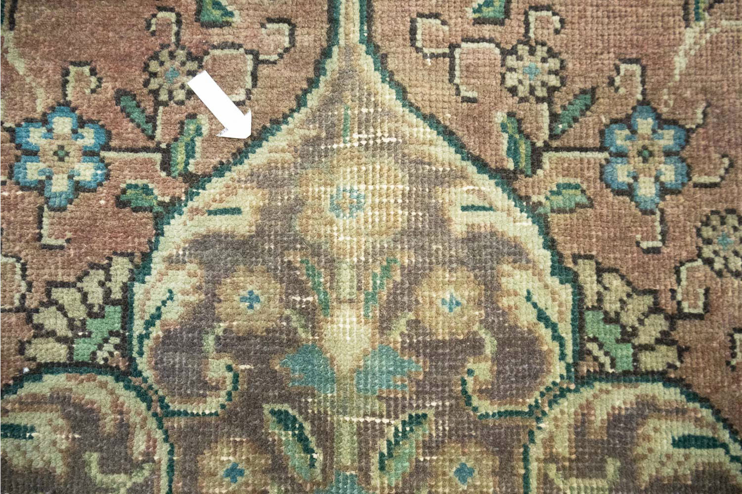 9'10x12'6 Hand Knotted Floral Traditional Wool Oriental Rug - Image 14