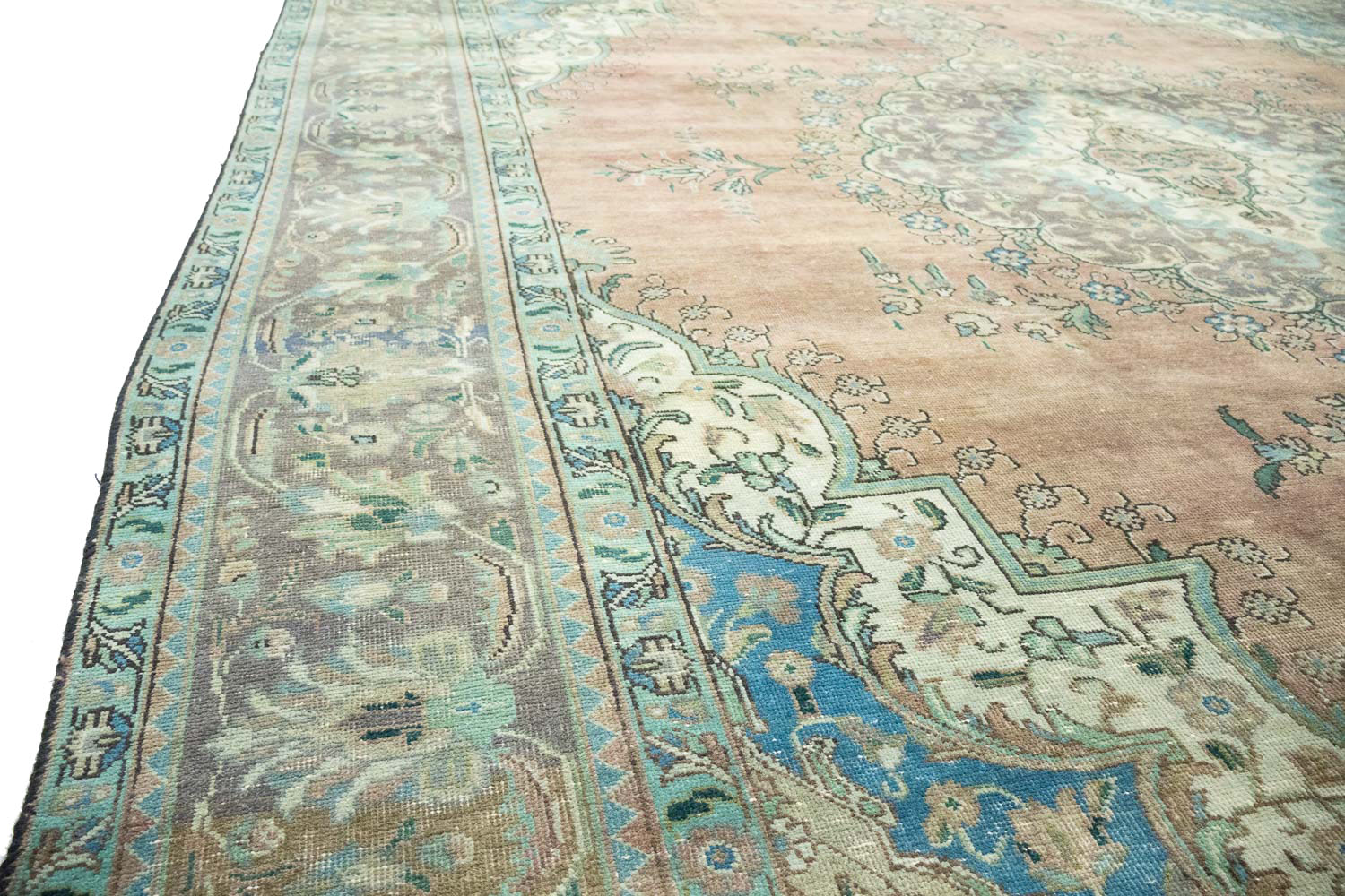 9'10x12'6 Hand Knotted Floral Traditional Wool Oriental Rug - Image 17