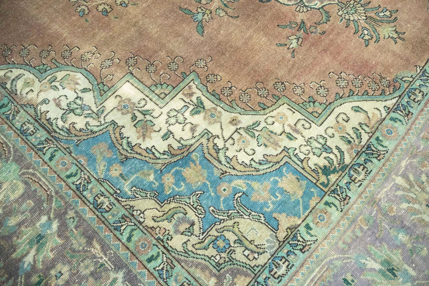 9'10x12'6 Hand Knotted Floral Traditional Wool Oriental Rug - Image 11
