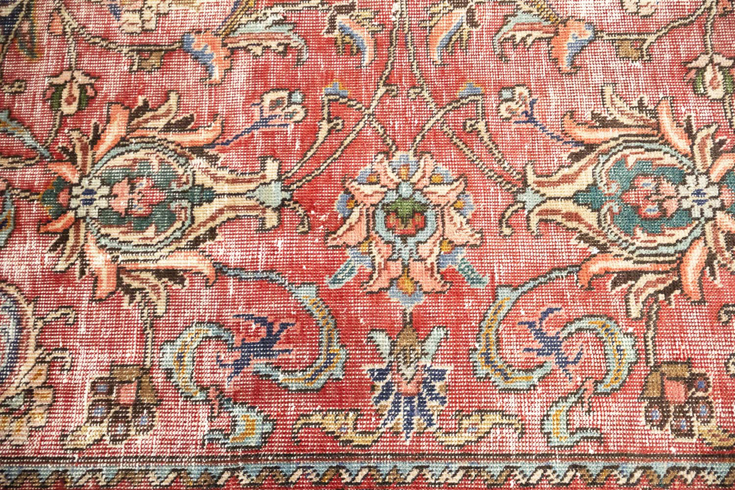 9'10x12'5 Hand Knotted Floral Traditional Wool Oriental Rug - Image 12