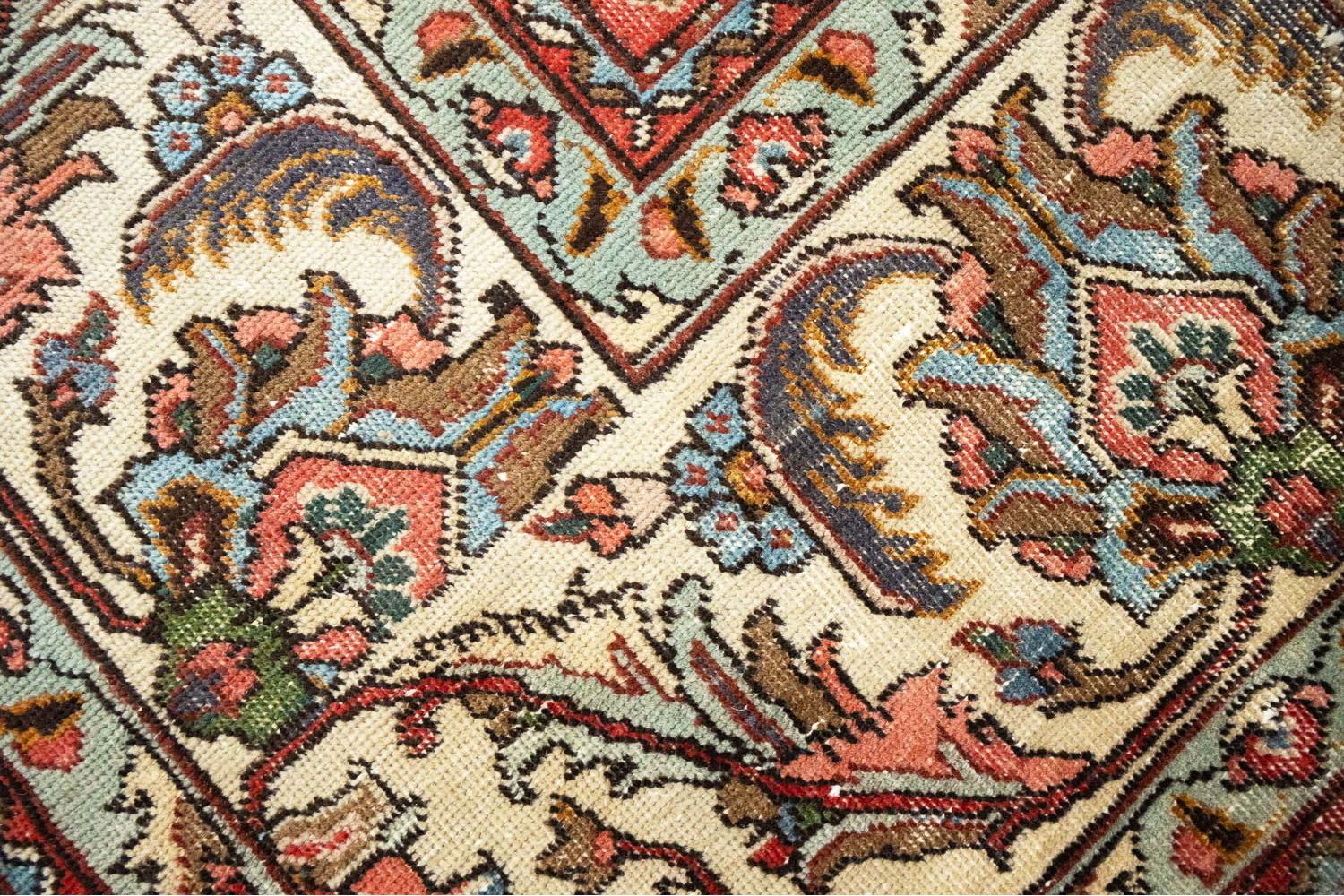 9'10x12'5 Hand Knotted Floral Traditional Wool Oriental Rug - Image 16