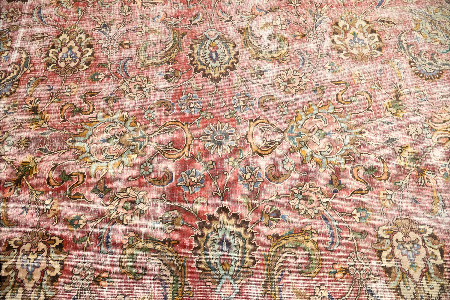 9'10x12'5 Hand Knotted Floral Traditional Wool Oriental Rug - Image 8