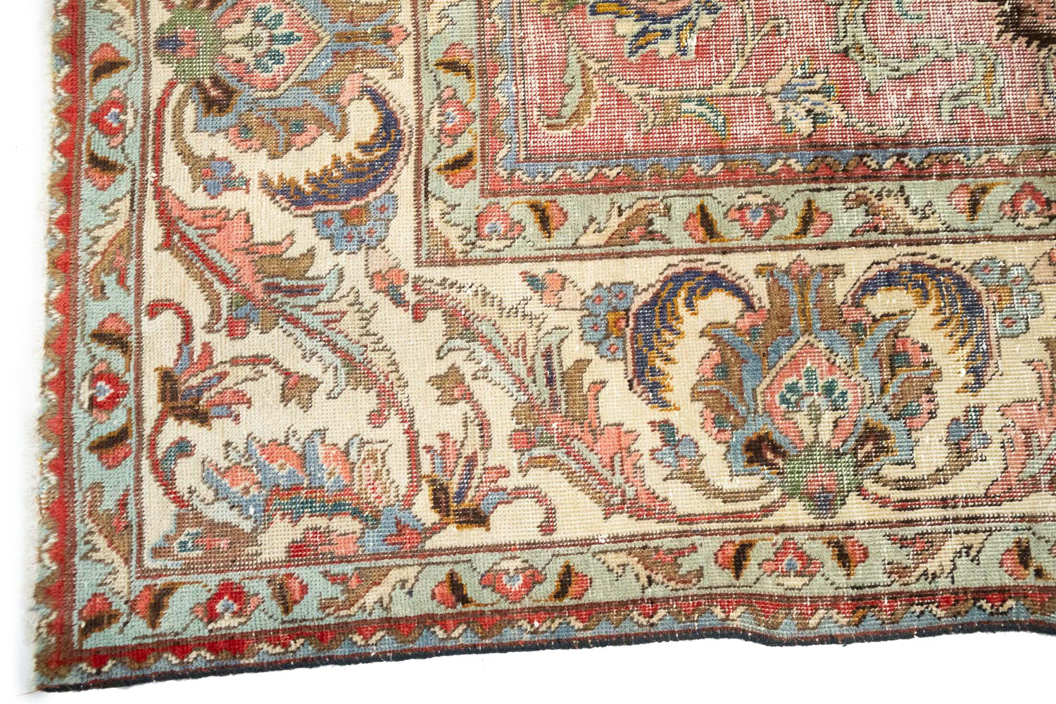 9'10x12'5 Hand Knotted Floral Traditional Wool Oriental Rug - Image 10