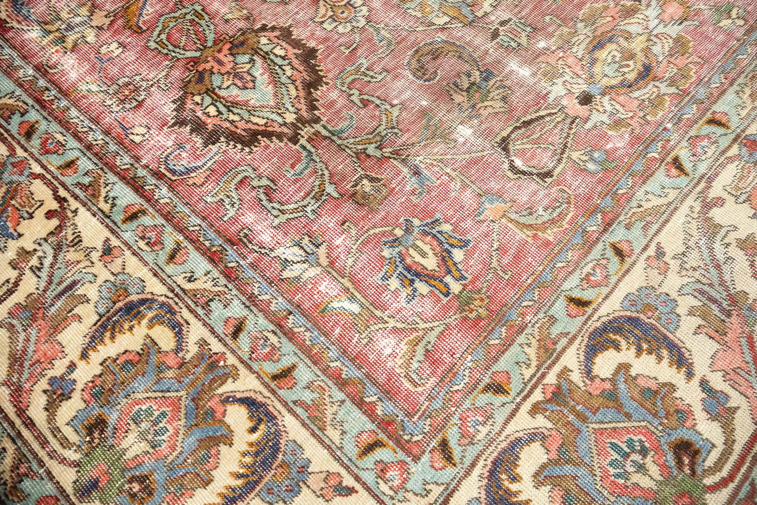 9'10x12'5 Hand Knotted Floral Traditional Wool Oriental Rug - Image 11