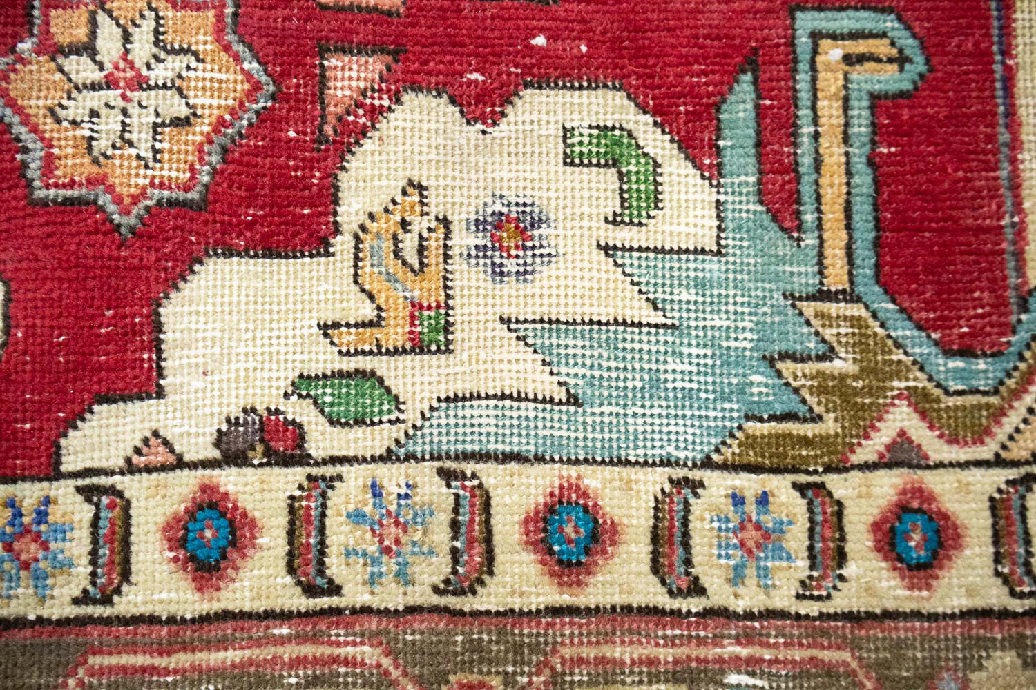 9'6x12'10 Hand Knotted Floral Traditional Wool Oriental Rug - Image 17