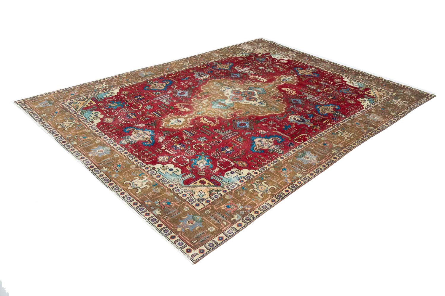 9'6x12'10 Hand Knotted Floral Traditional Wool Oriental Rug - Image 5