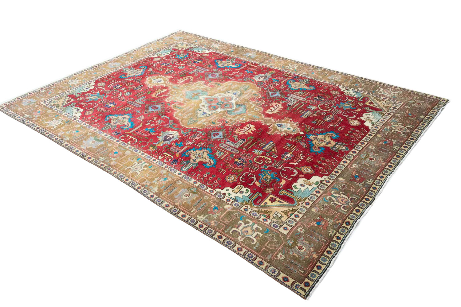 9'6x12'10 Hand Knotted Floral Traditional Wool Oriental Rug - Image 6