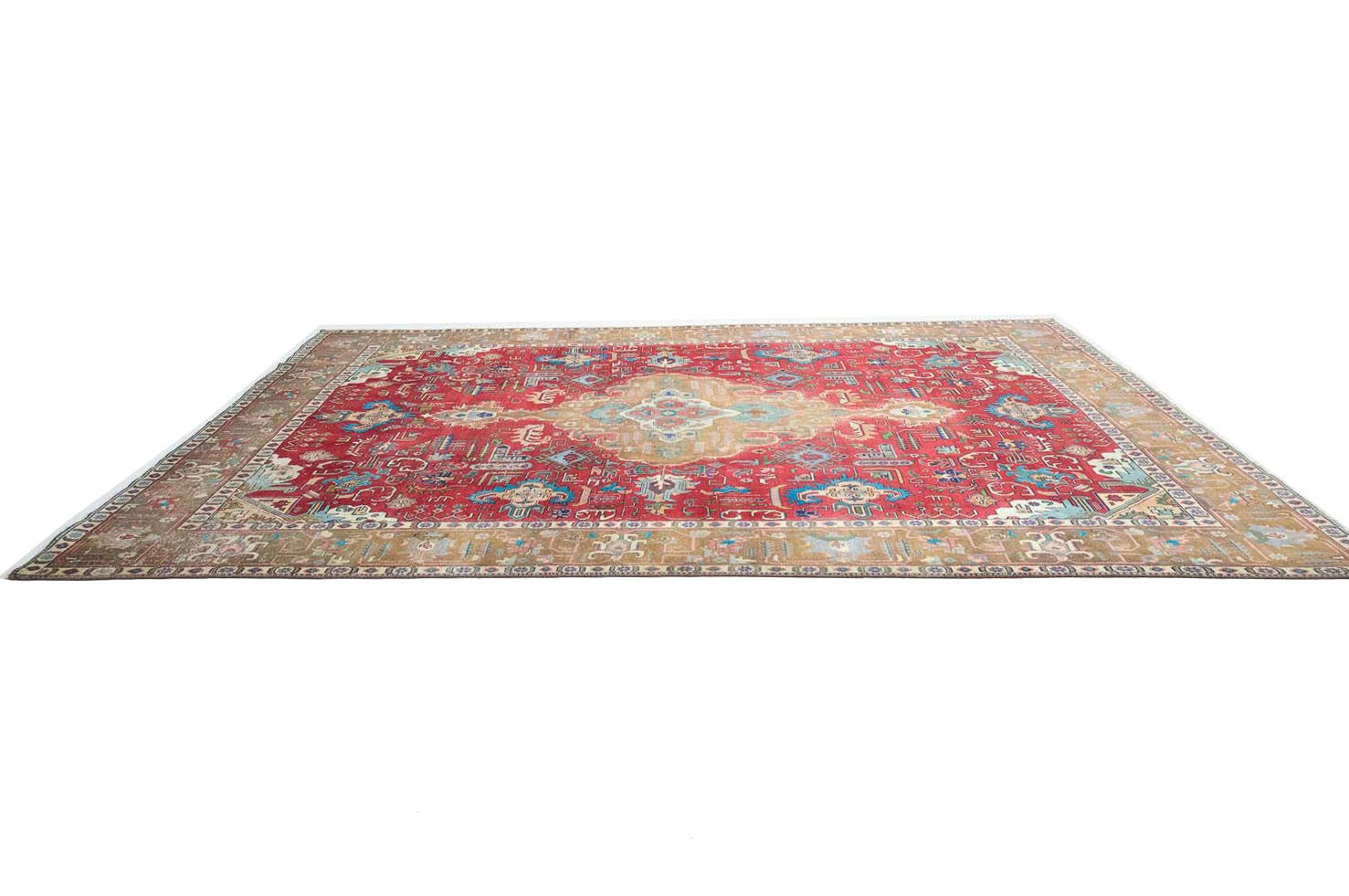 9'6x12'10 Hand Knotted Floral Traditional Wool Oriental Rug - Image 7