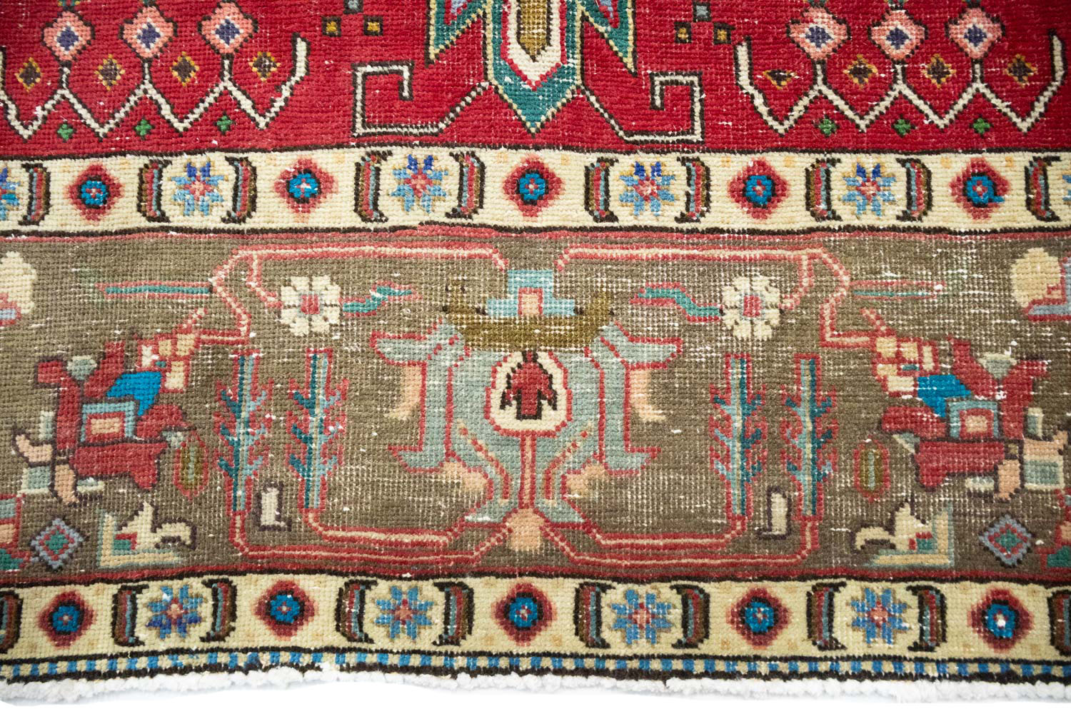 9'6x12'10 Hand Knotted Floral Traditional Wool Oriental Rug - Image 10
