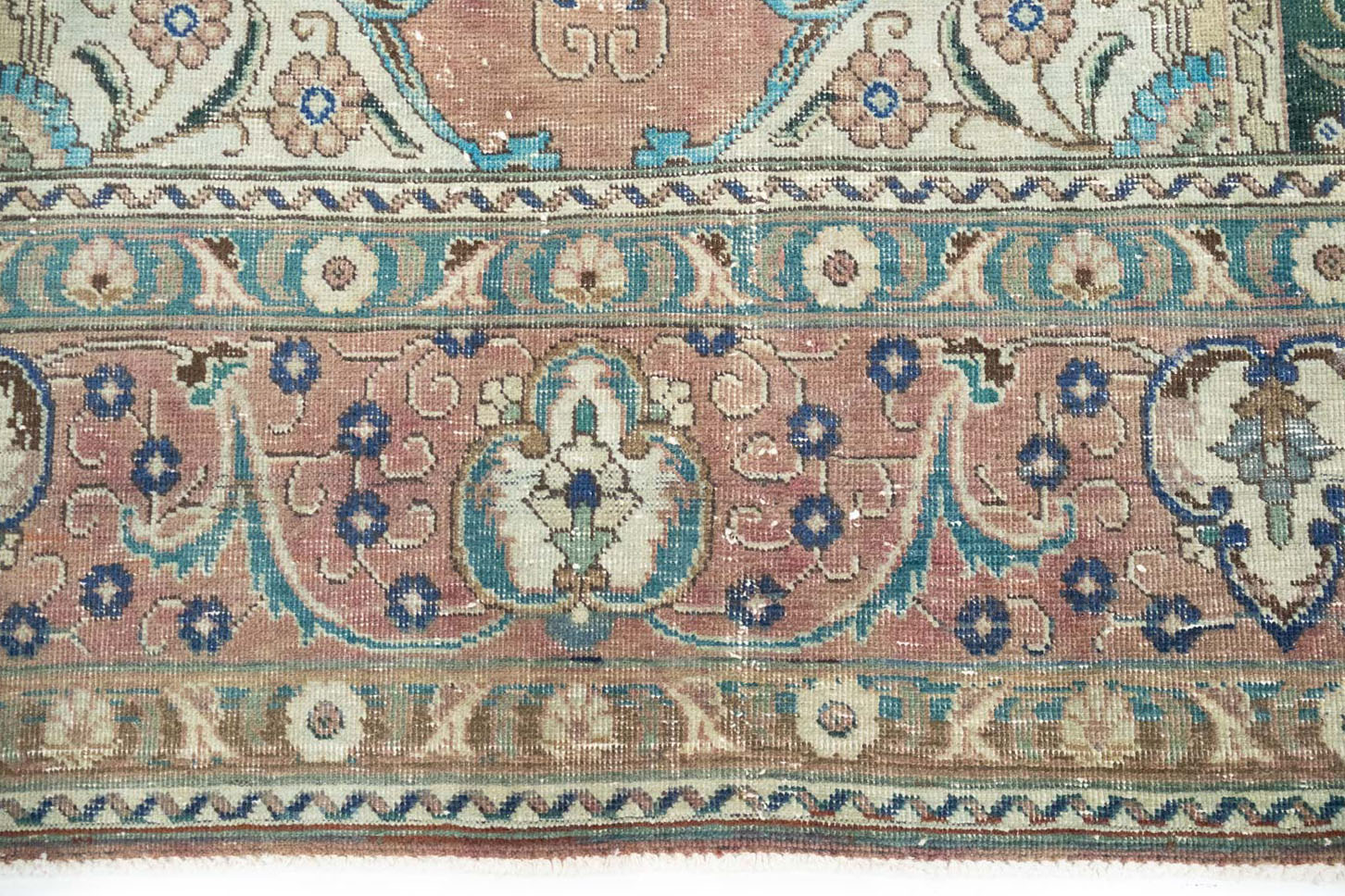 9'7x12'3 Hand Knotted Floral Traditional Wool Oriental Rug - Image 10