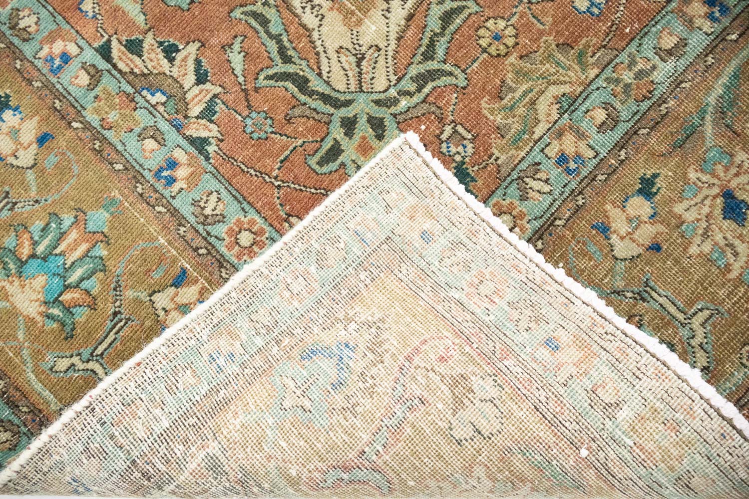 9'6x12'0 Hand Knotted Floral Traditional Wool Oriental Rug - Image 17