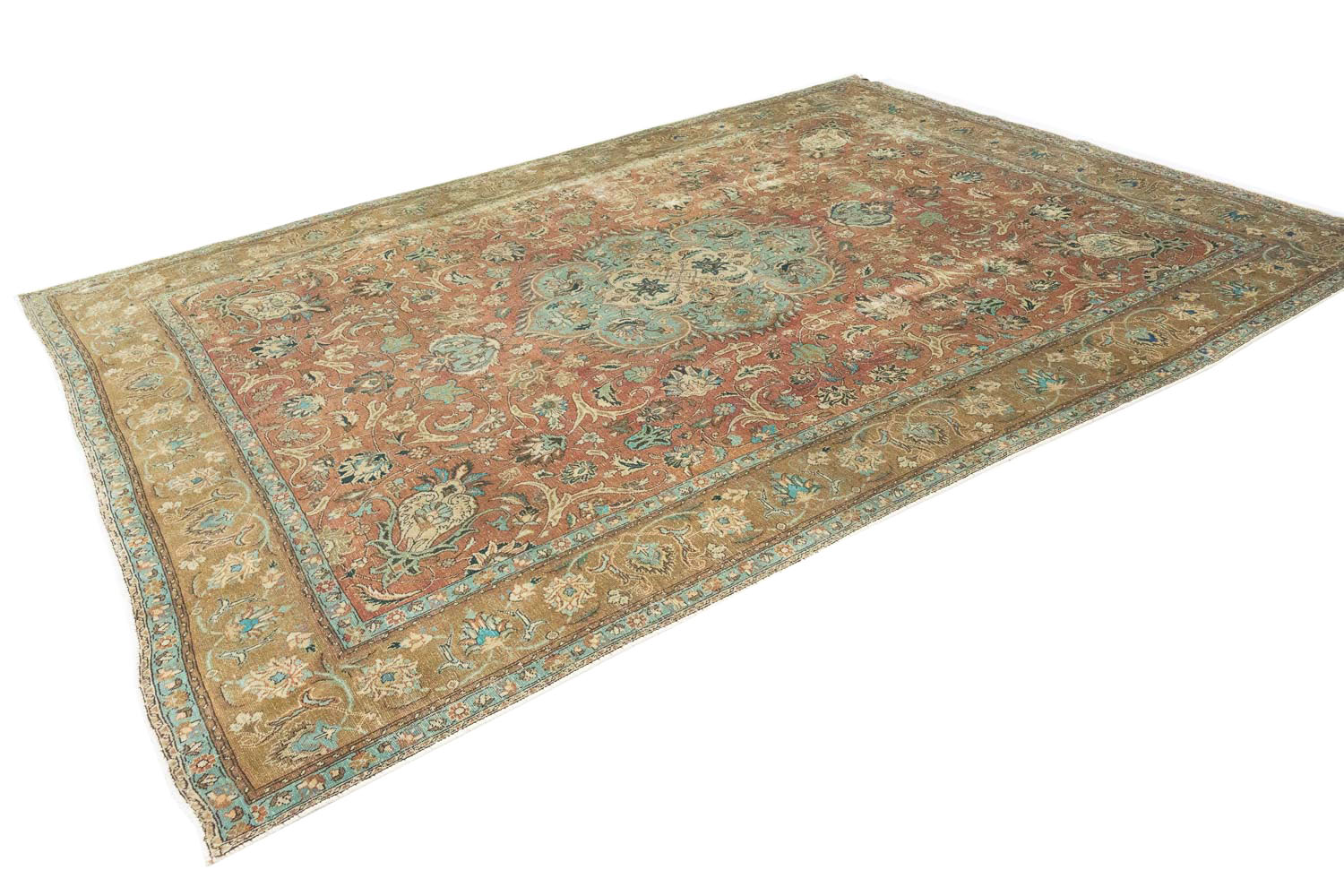 9'6x12'0 Hand Knotted Floral Traditional Wool Oriental Rug - Image 5