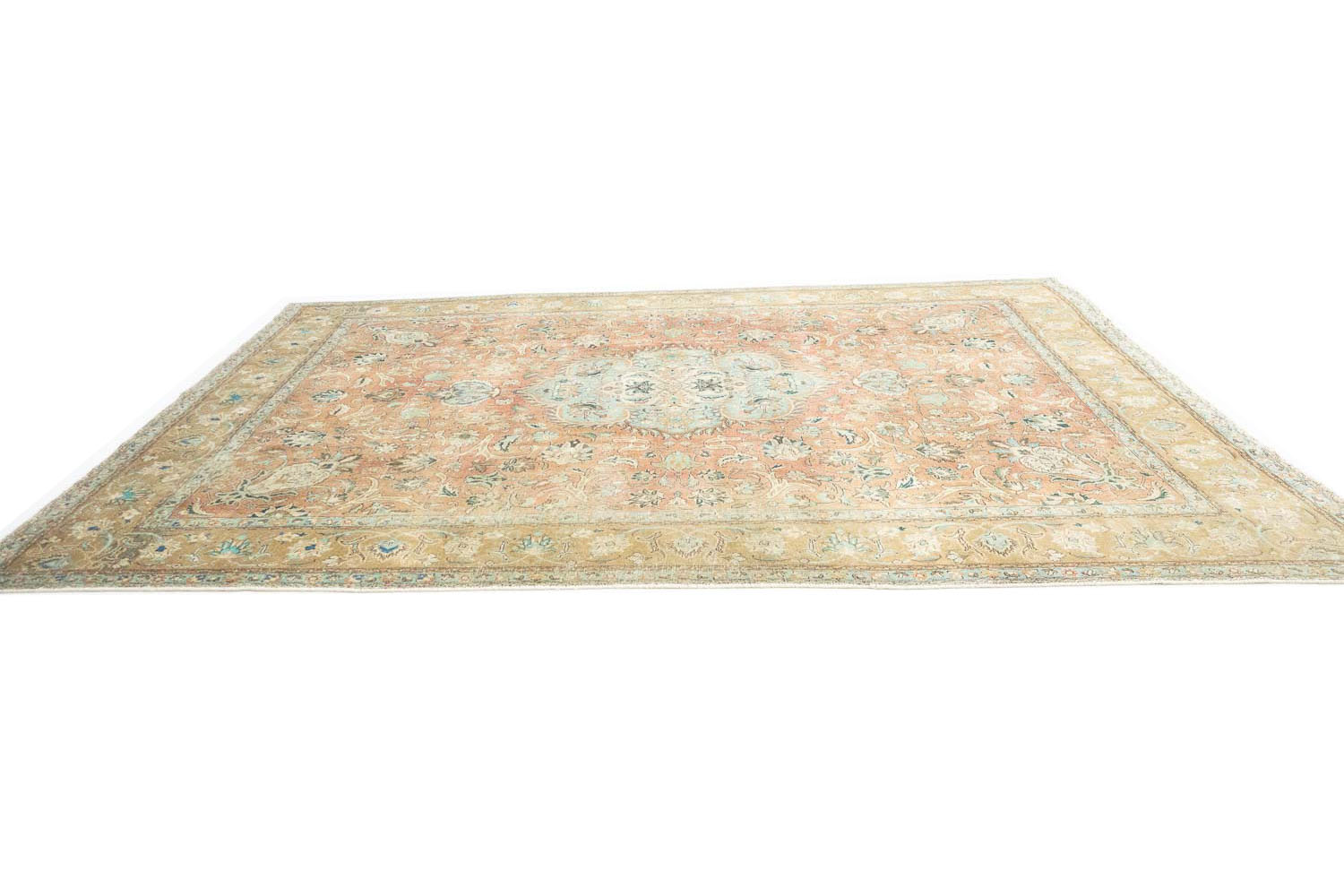 9'6x12'0 Hand Knotted Floral Traditional Wool Oriental Rug - Image 6