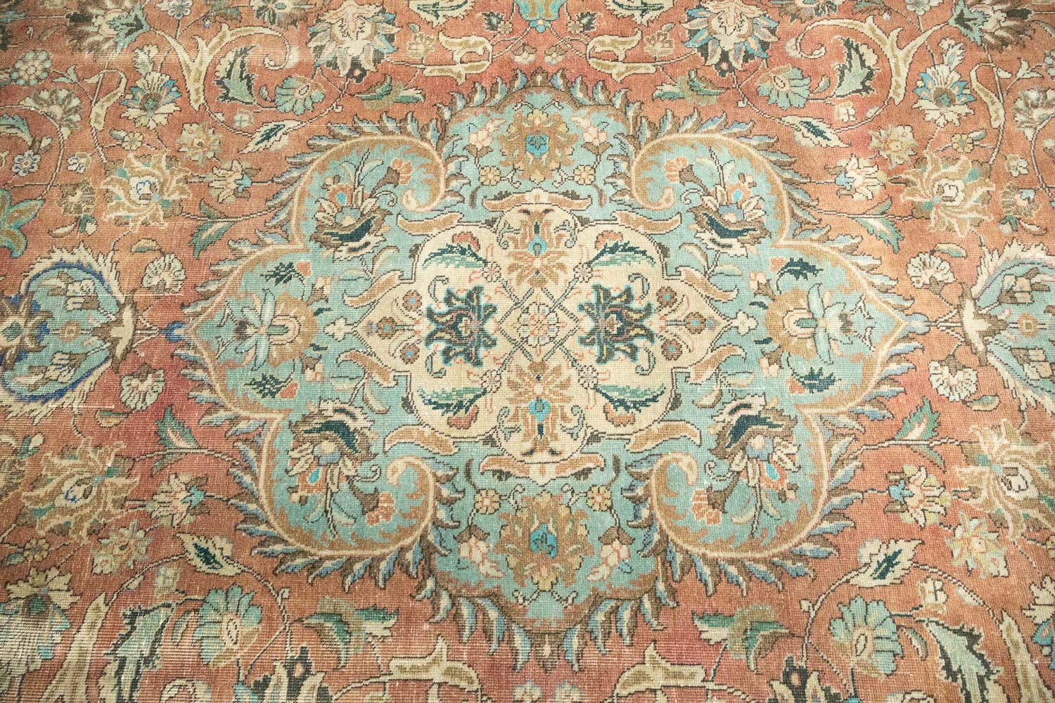 9'6x12'0 Hand Knotted Floral Traditional Wool Oriental Rug - Image 7