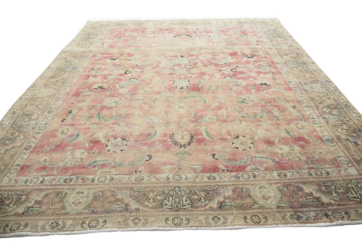 9'7x12'9 Hand Knotted Floral Traditional Wool Oriental Rug - Image 10