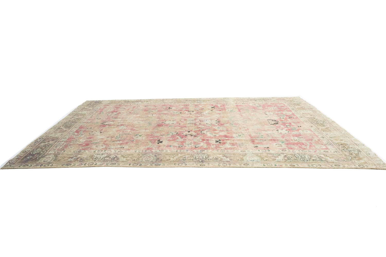 9'7x12'9 Hand Knotted Floral Traditional Wool Oriental Rug - Image 6