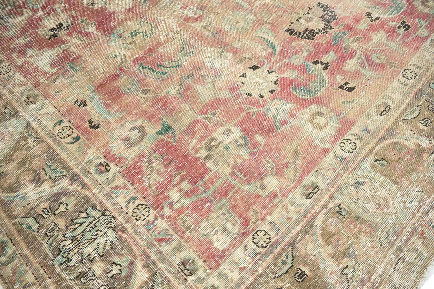 9'7x12'9 Hand Knotted Floral Traditional Wool Oriental Rug - Image 8